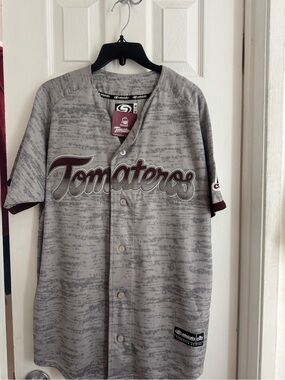 Tomateros Men’s Gray Baseball Jersey